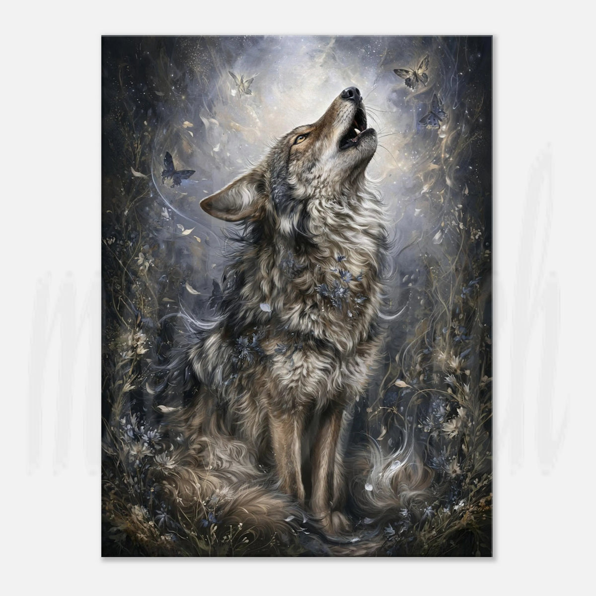 Wolf of Spring - Canvas  Wall Art