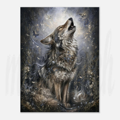 Wolf of Spring - Canvas  Wall Art