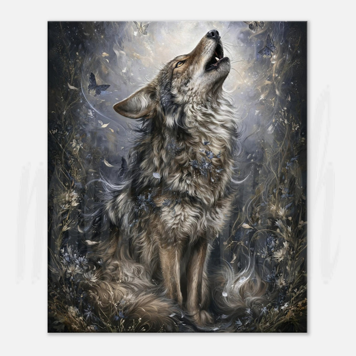 Wolf of Spring - Canvas  Wall Art