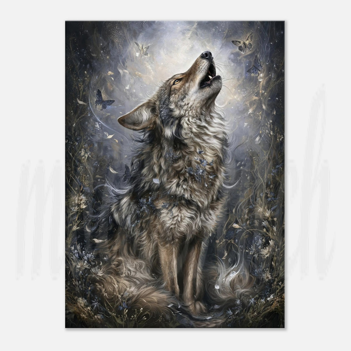 Wolf of Spring - Canvas  Wall Art