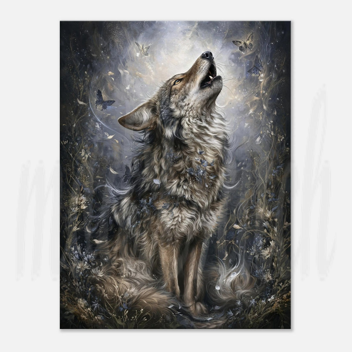 Wolf of Spring - Canvas  Wall Art