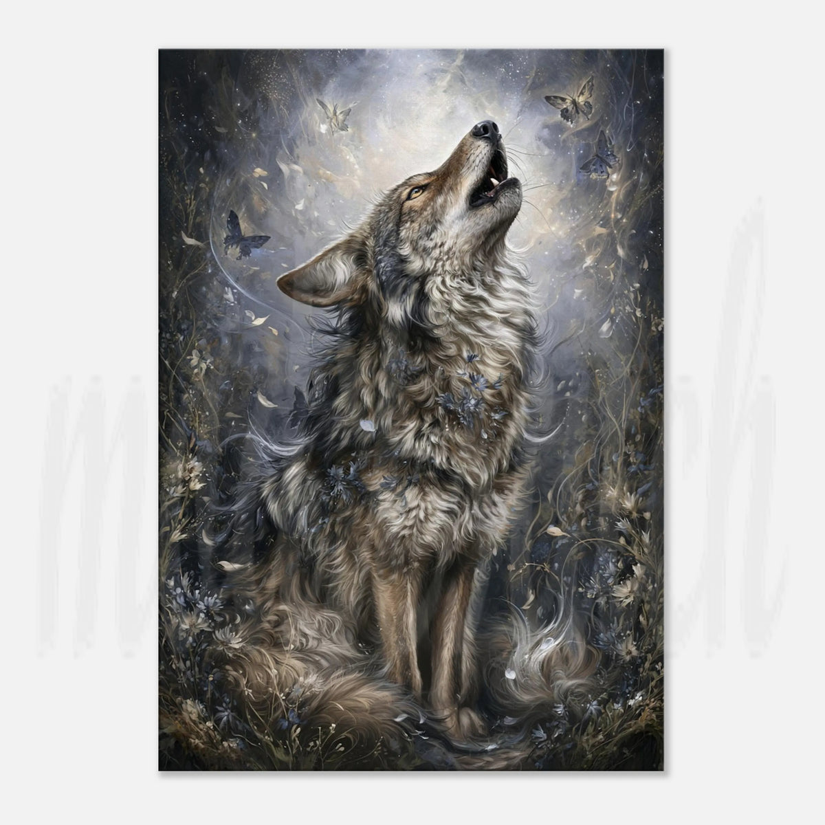 Wolf of Spring - Canvas  Wall Art