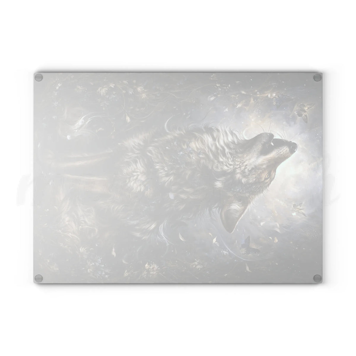 Wolf of Spring - Tempered Glass Cutting Board