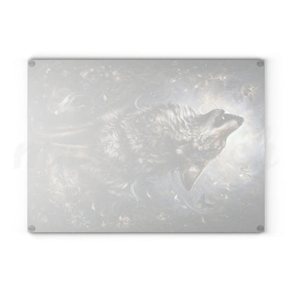 Wolf of Spring - Tempered Glass Cutting Board