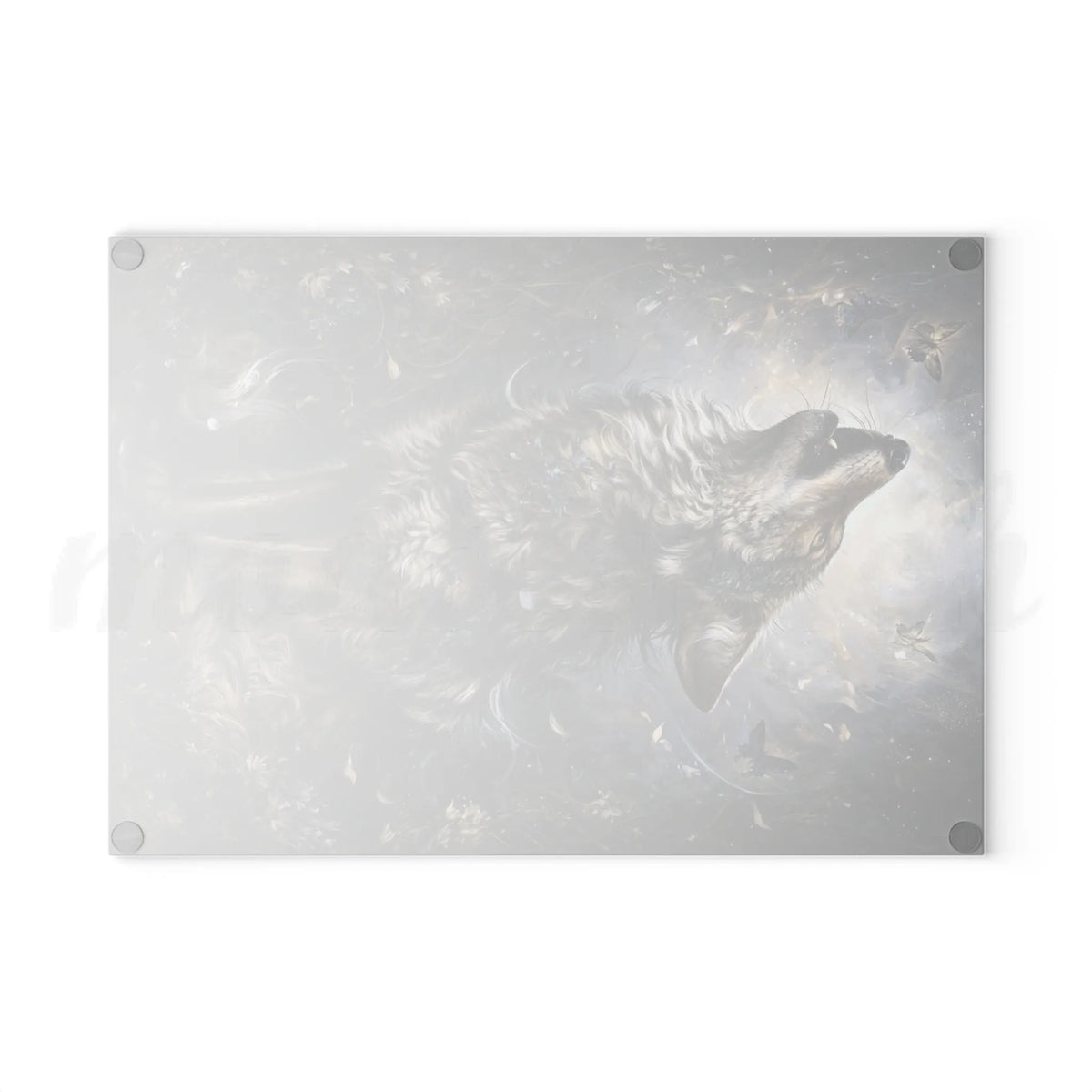 Wolf of Spring - Tempered Glass Cutting Board