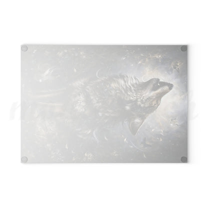 Wolf of Spring - Tempered Glass Cutting Board