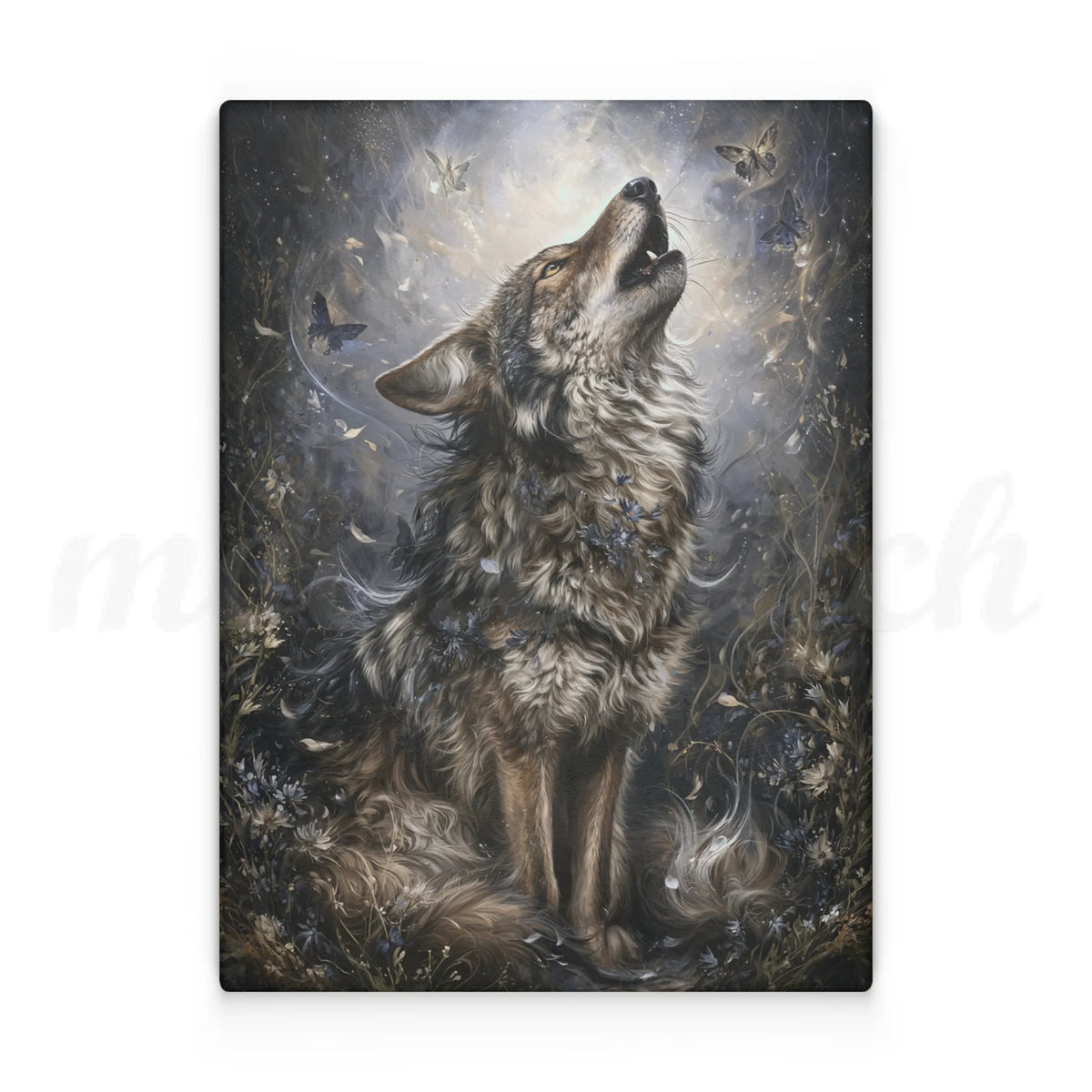 Wolf of Spring - Tempered Glass Cutting Board