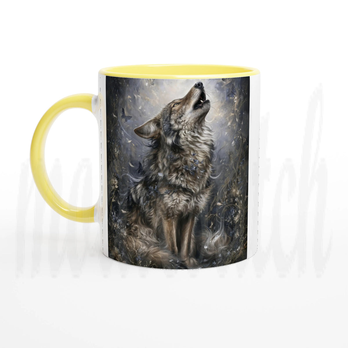 Wolf of Spring - 11 oz accent ceramic mug