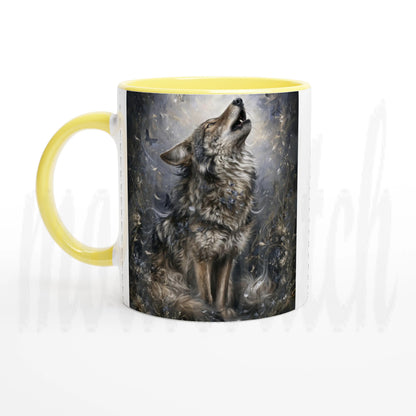 Wolf of Spring - 11 oz accent ceramic mug
