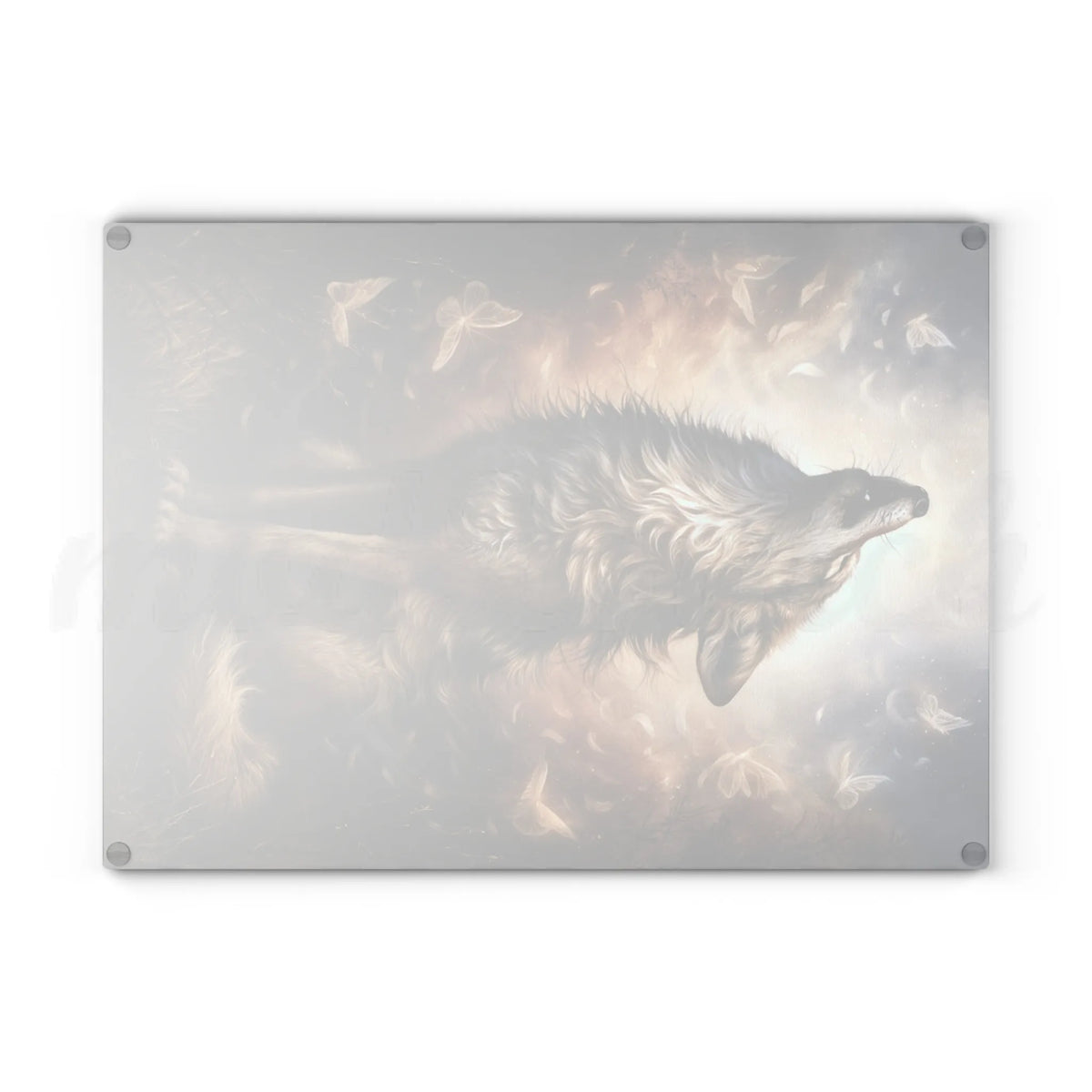 Wolf of Summer - Tempered Glass Cutting Board