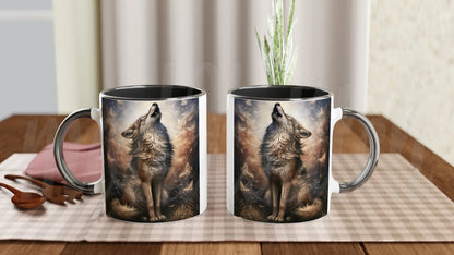 Wolf of Summer - 11 oz accent ceramic mug