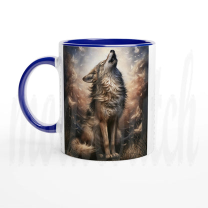 Wolf of Summer - 11 oz accent ceramic mug