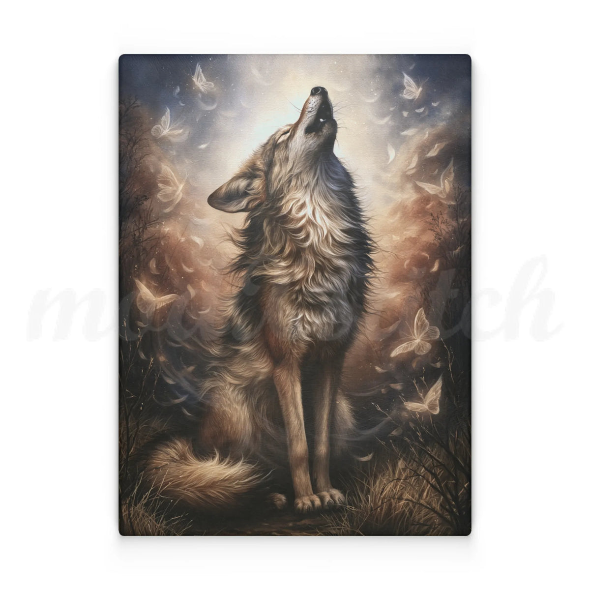 Wolf of Summer - Tempered Glass Cutting Board