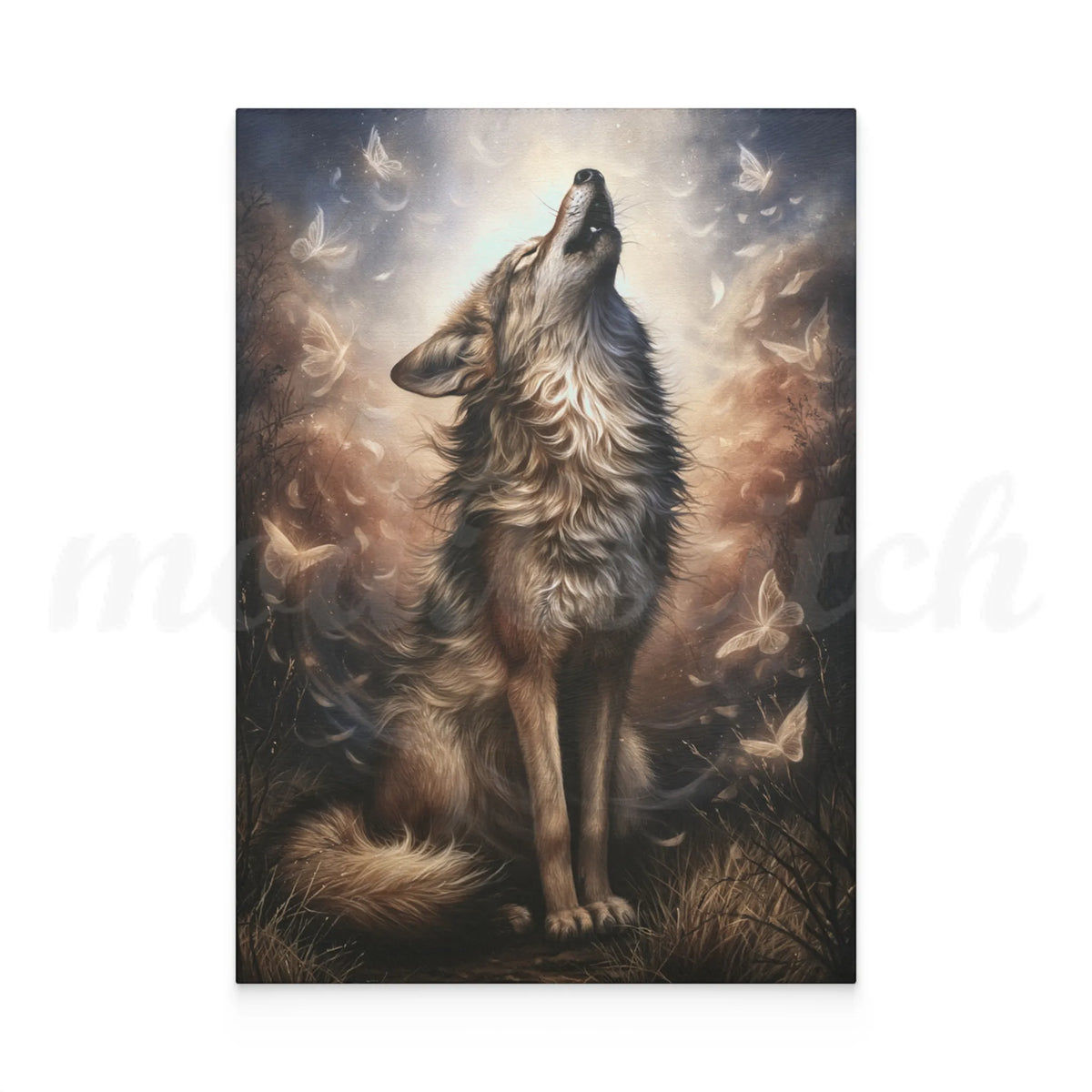 Wolf of Summer - Tempered Glass Cutting Board