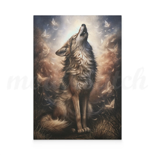 Wolf of Summer - Tempered Glass Cutting Board