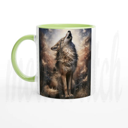 Wolf of Summer - 11 oz accent ceramic mug