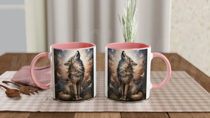Wolf of Summer - 11 oz accent ceramic mug