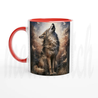 Wolf of Summer - 11 oz accent ceramic mug
