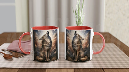 Wolf of Summer - 11 oz accent ceramic mug