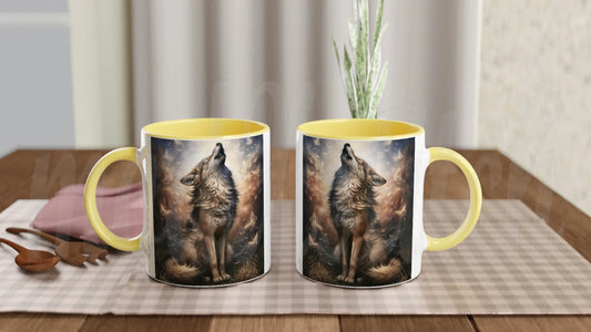 Wolf of Summer - 11 oz accent ceramic mug