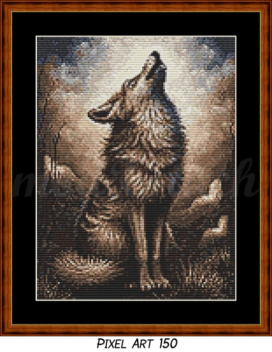 Weekend Stitch Collection - 4 Wolves of the Seasons Cross Stitch Pattern PDFs