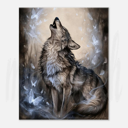 Wolf of Winter  - Canvas  Wall Art