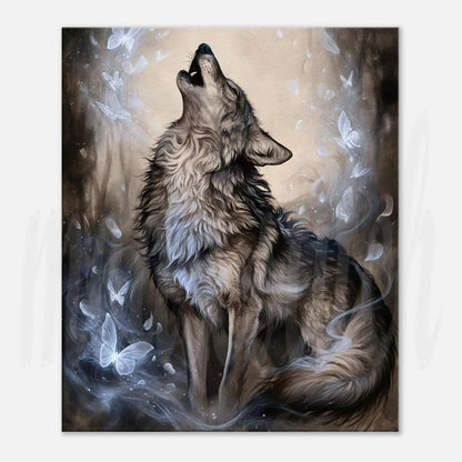 Wolf of Winter  - Canvas  Wall Art