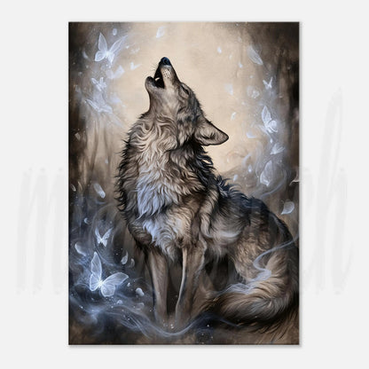 Wolf of Winter  - Canvas  Wall Art