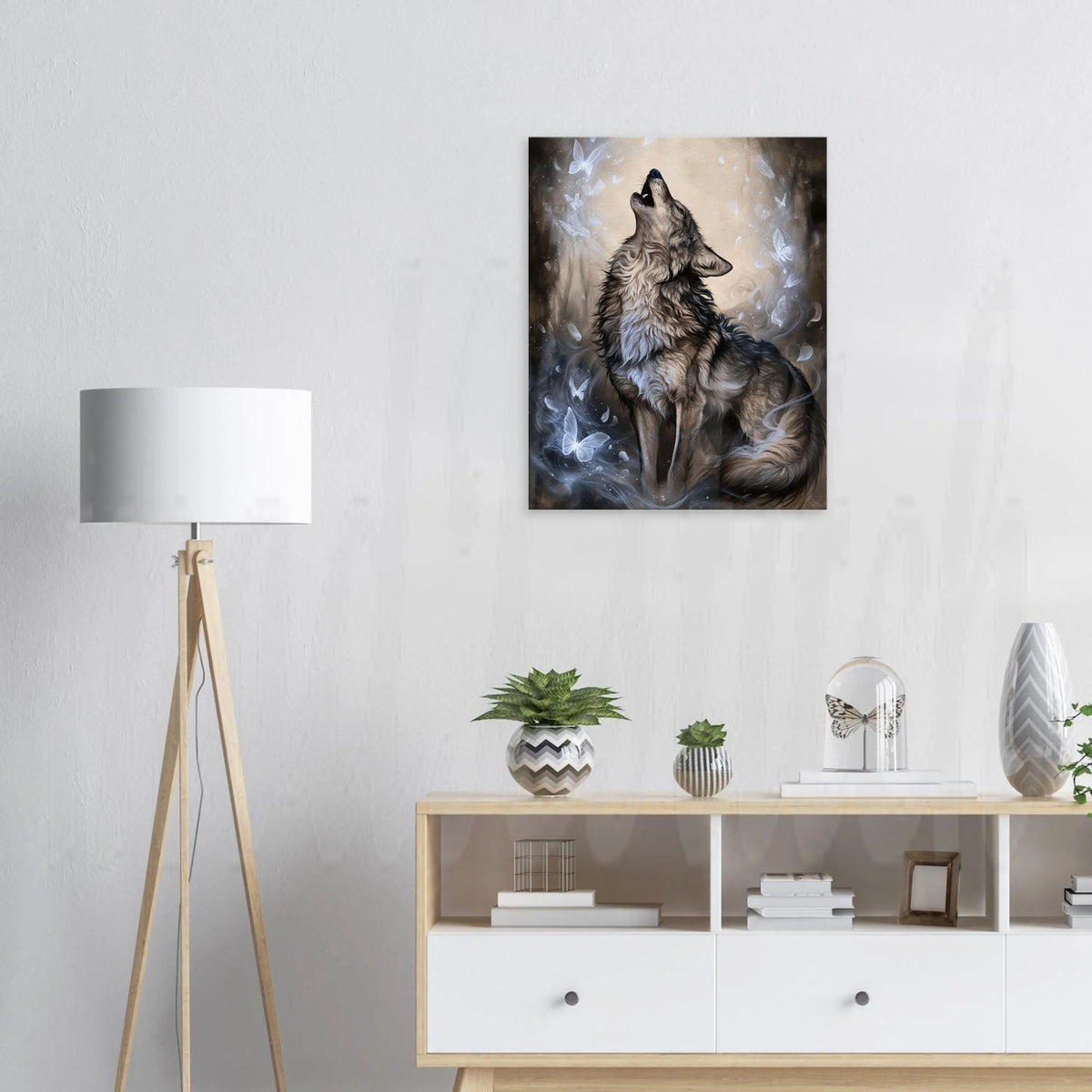 Wolf of Winter  - Canvas  Wall Art