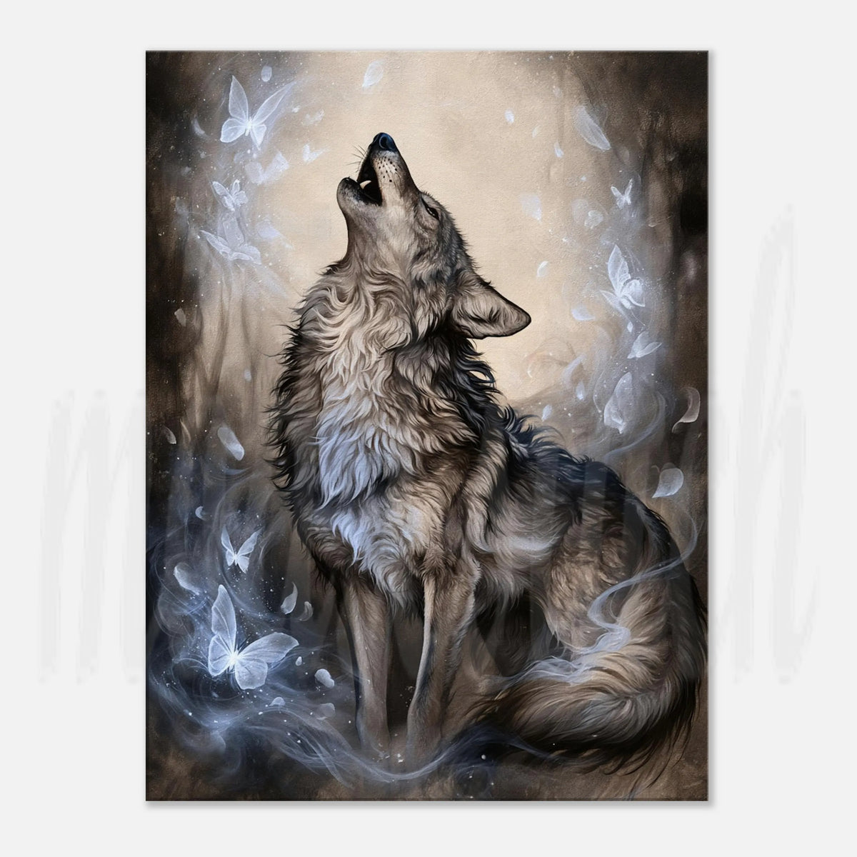 Wolf of Winter  - Canvas  Wall Art