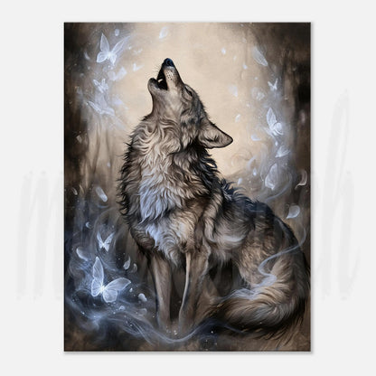 Wolf of Winter  - Canvas  Wall Art