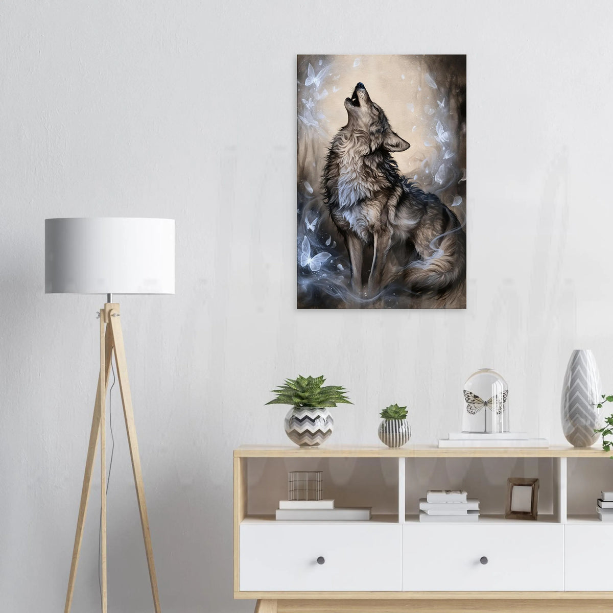 Wolf of Winter  - Canvas  Wall Art