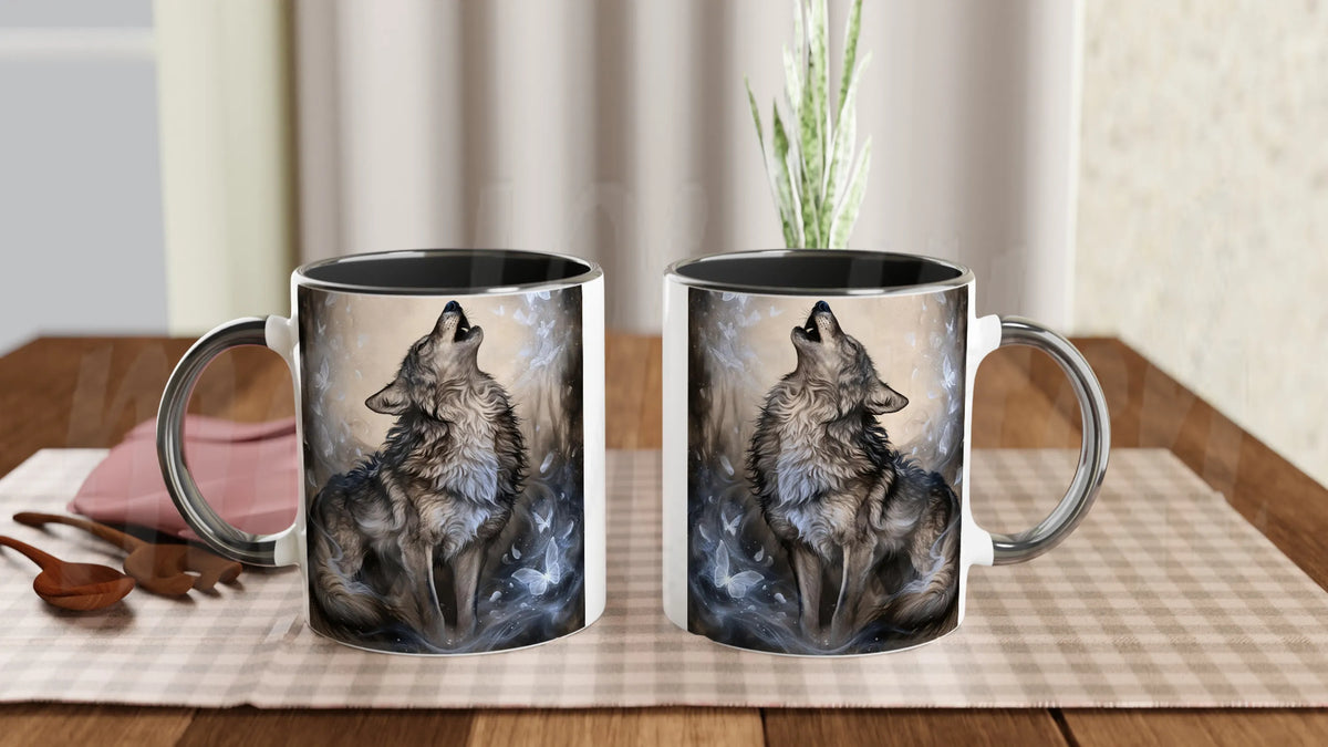 Wolf of Winter - 11 oz accent ceramic mug