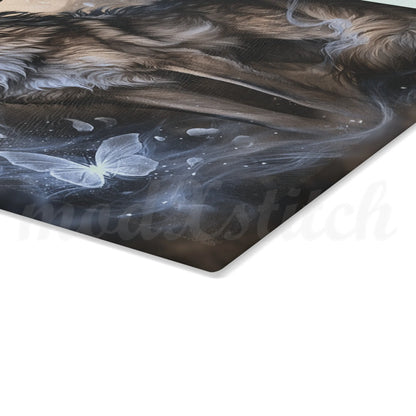 Wolf of Winter - Tempered Glass Cutting Board