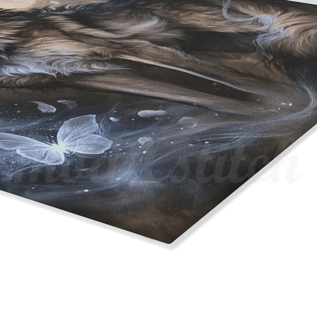 Wolf of Winter - Tempered Glass Cutting Board