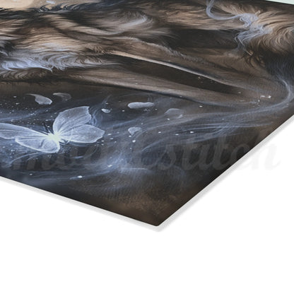 Wolf of Winter - Tempered Glass Cutting Board