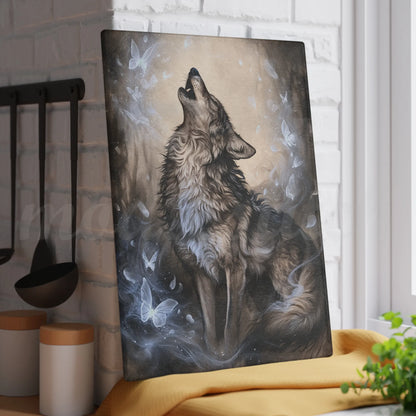 Wolf of Winter - Tempered Glass Cutting Board