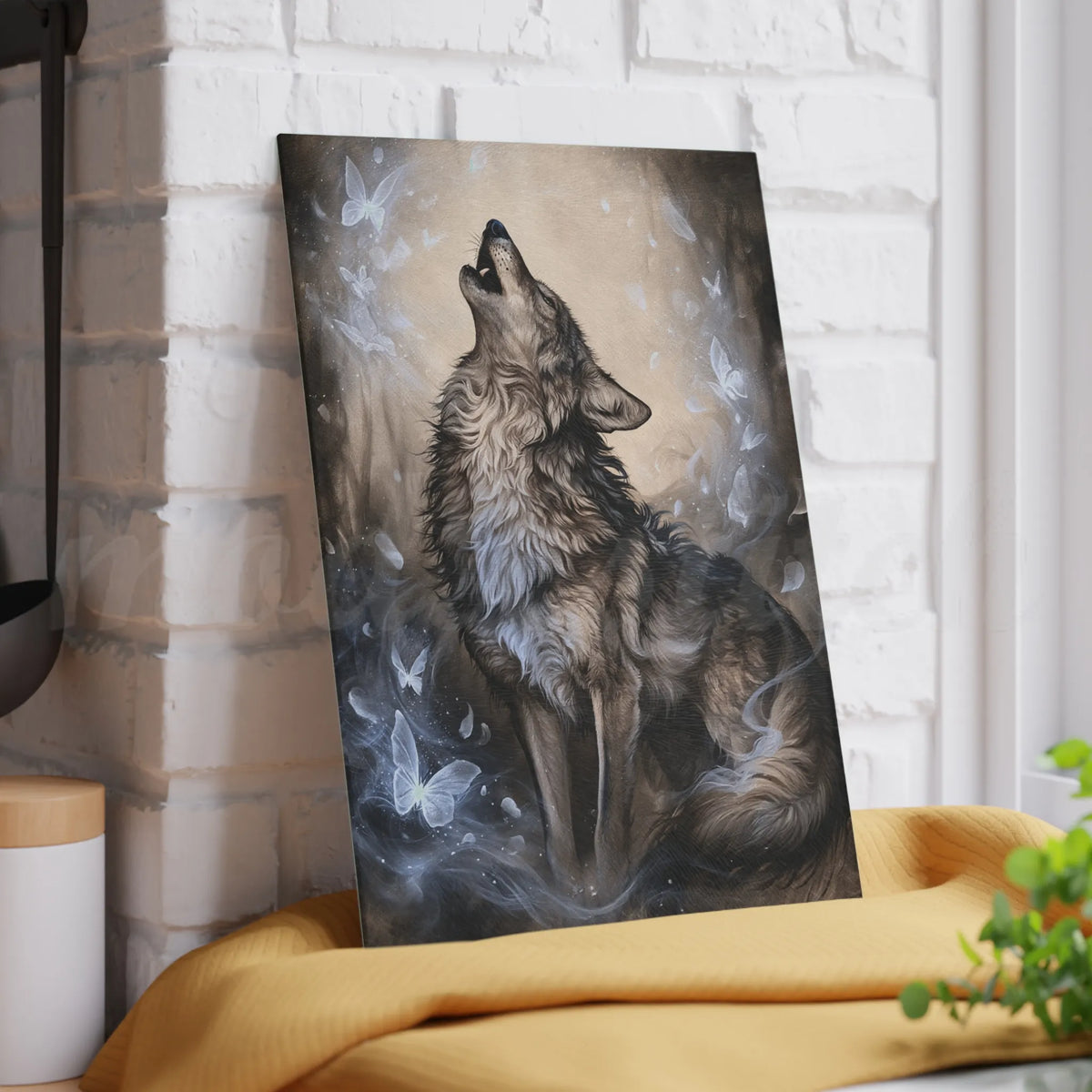 Wolf of Winter - Tempered Glass Cutting Board