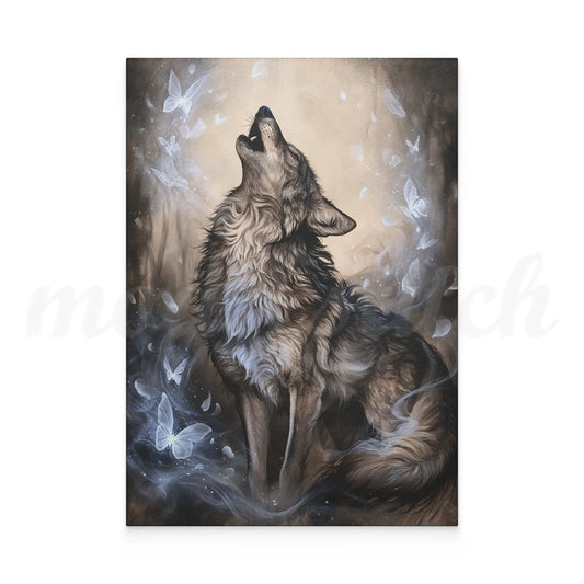 Wolf of Winter - Tempered Glass Cutting Board