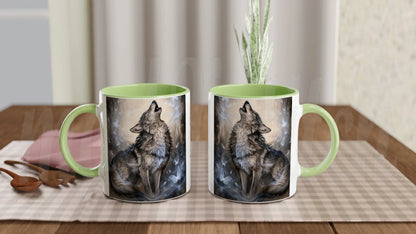 Wolf of Winter - 11 oz accent ceramic mug