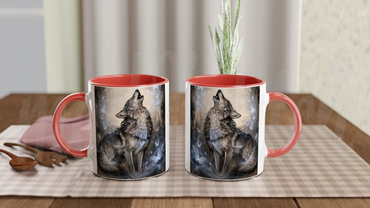 Wolf of Winter - 11 oz accent ceramic mug