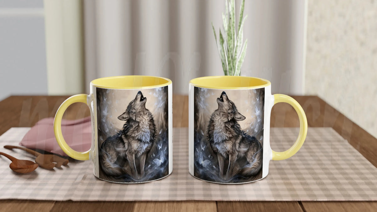 Wolf of Winter - 11 oz accent ceramic mug