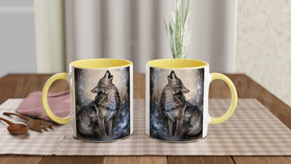 Wolf of Winter - 11 oz accent ceramic mug