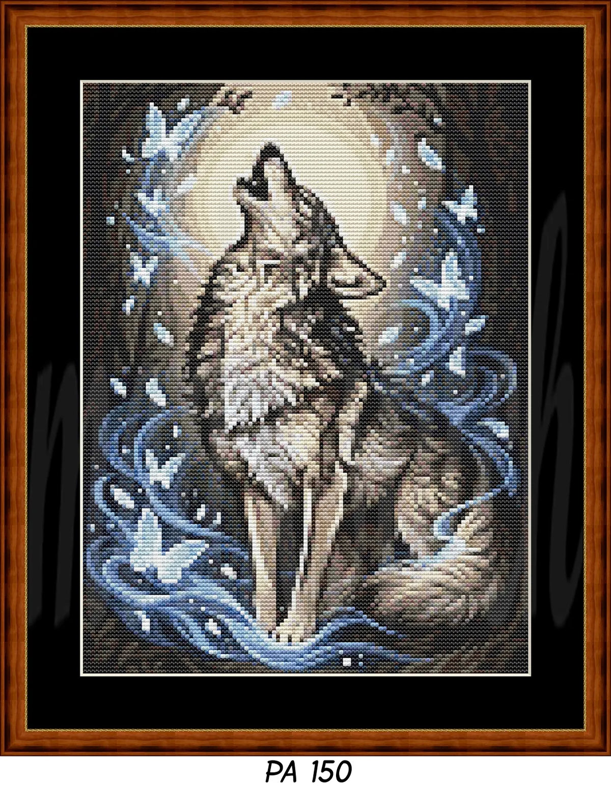 Wolf of Winter Cross Stitch Pattern | Modern Illustrative Series (150/250/350 Size Bundle)