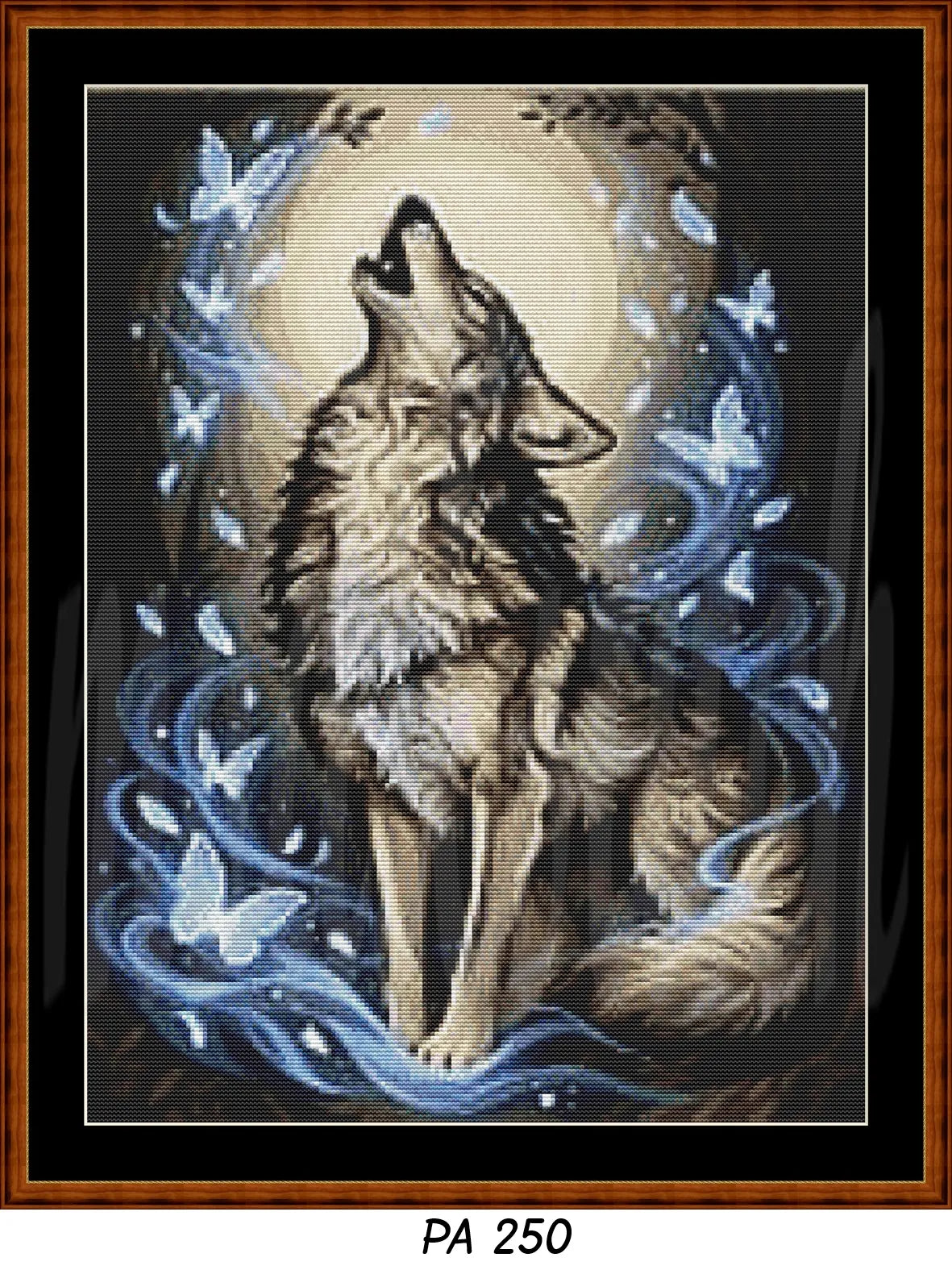 Wolf of Winter Cross Stitch Pattern | Modern Illustrative Series (150/250/350 Size Bundle)